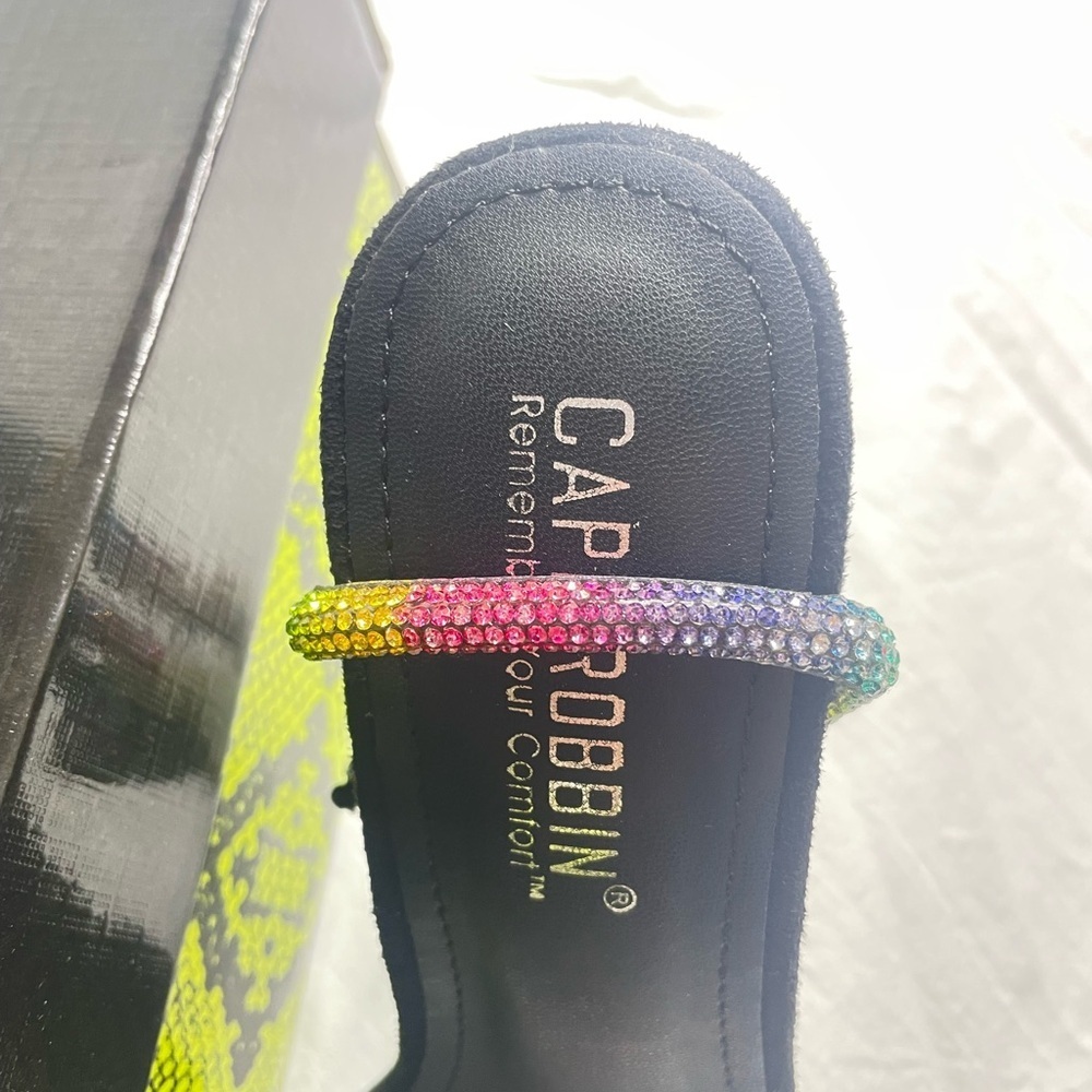 Cape Robbin Multicolor Rhinestone Heels - Picture 5 of 8